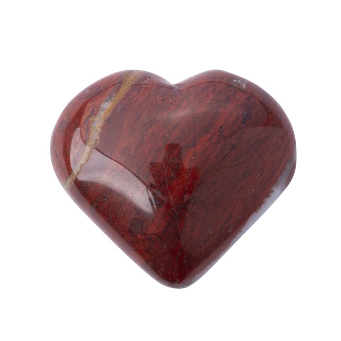 Petrified Wood Puff Heart