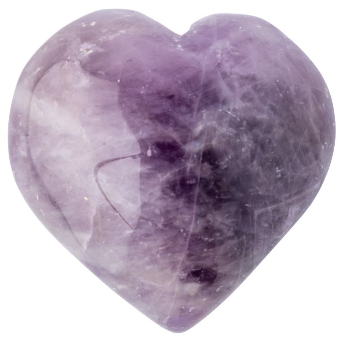 Amethyst Puff Heart