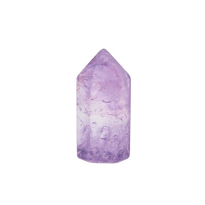 Clear Amethyst Polished Point