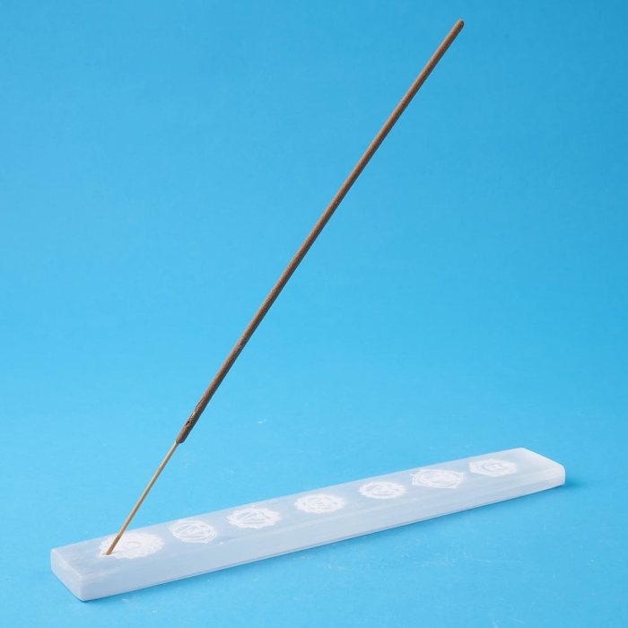 Selenite Chakra Incense Holder