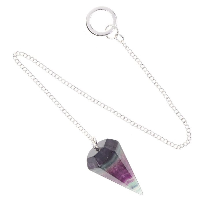 Rainbow Fluorite Pendulum