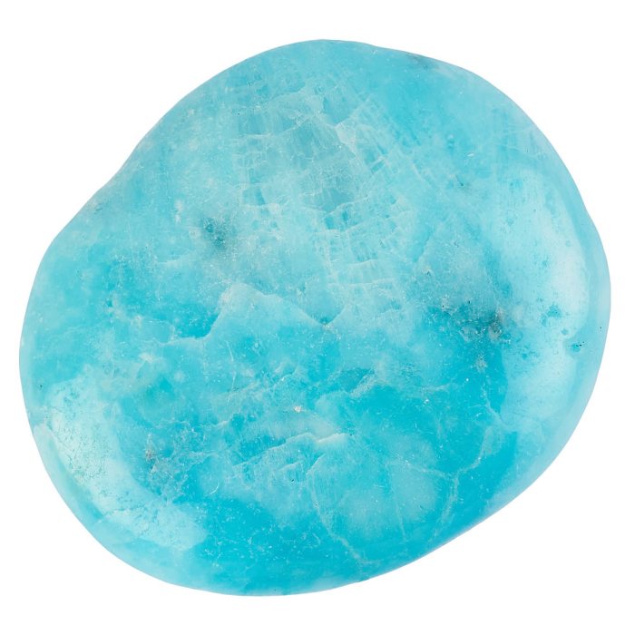 Blue Aragonite smoothstone