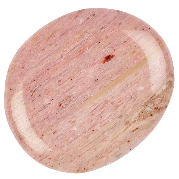 Pink Petrified Wood smoothstone