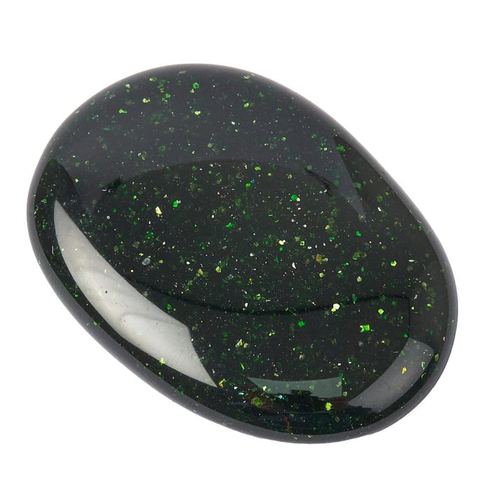 Green Goldstone smoothstone