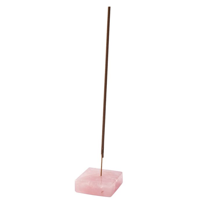 Rose Quartz Square Incense Holder