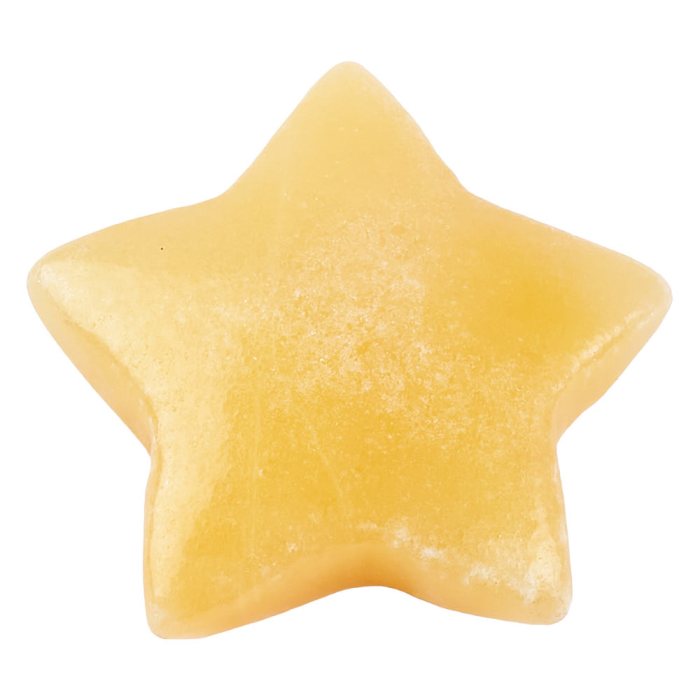 Yellow Jasper Star Carving