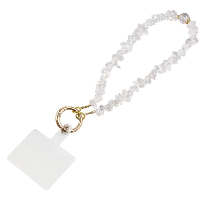 Quartz Crystal Chip Phone Charm
