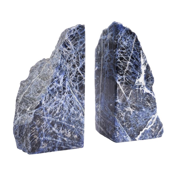 Sodalite Bookends - 2.44kg