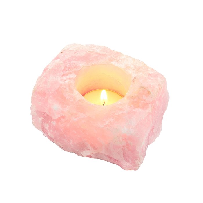 Rose Quartz Tealight Holder 