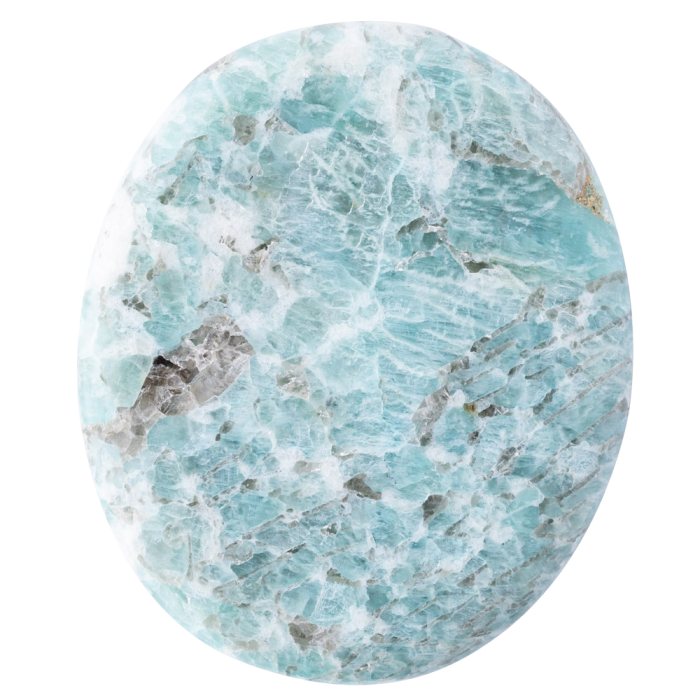 Graphical Amazonite smoothstone