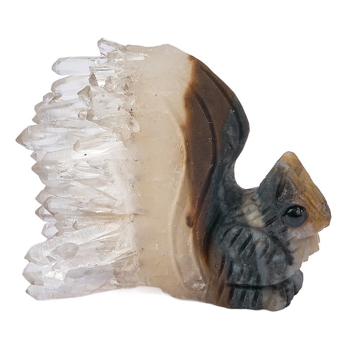 Quartz Cluster Squirrel 