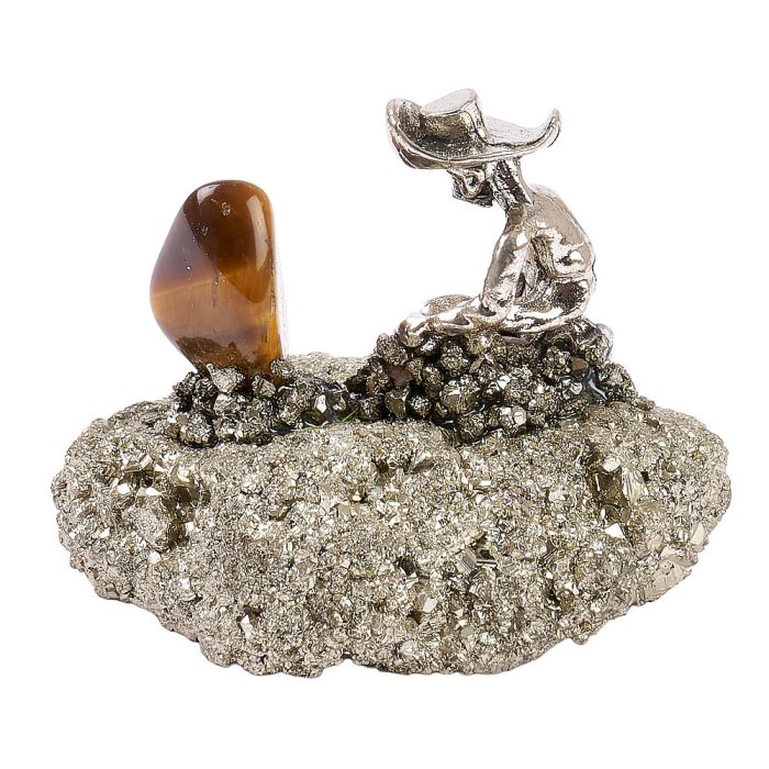 Pyrite Chunk with Miner