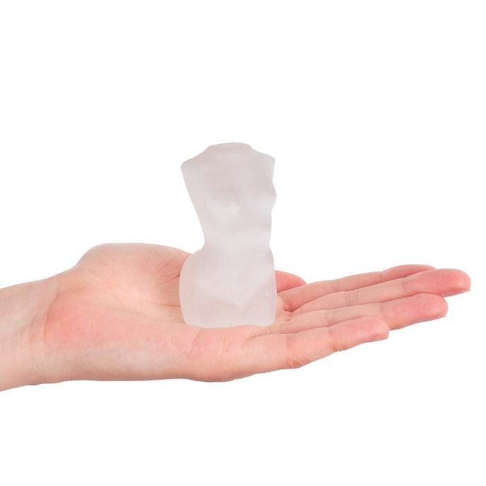 Selenite Goddess Crystal Statue - 80mm
