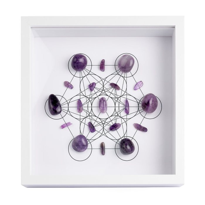 Amethyst Crystal Grid Picture