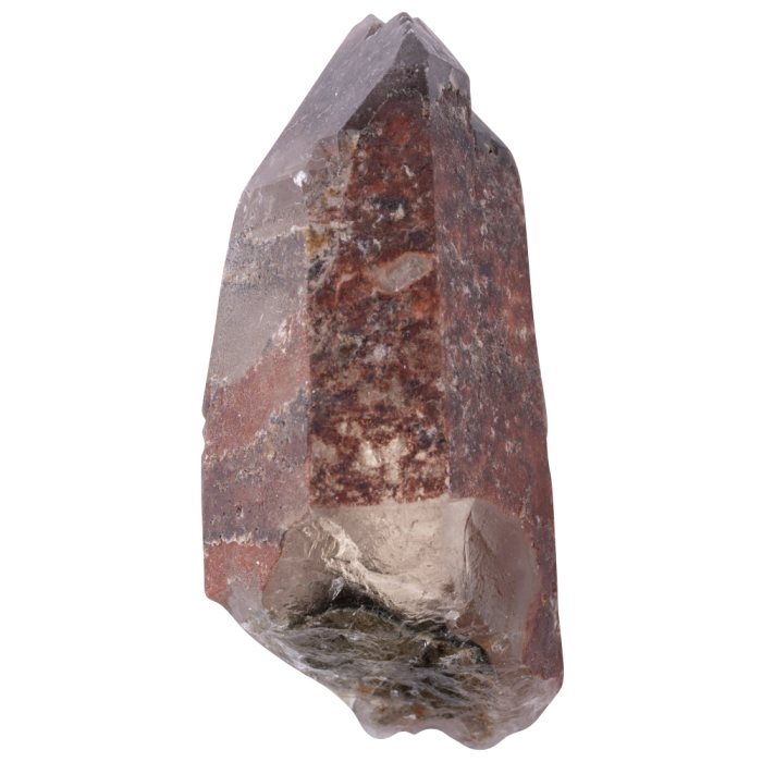 Red Phantom Chlorite Quartz Point Cluster