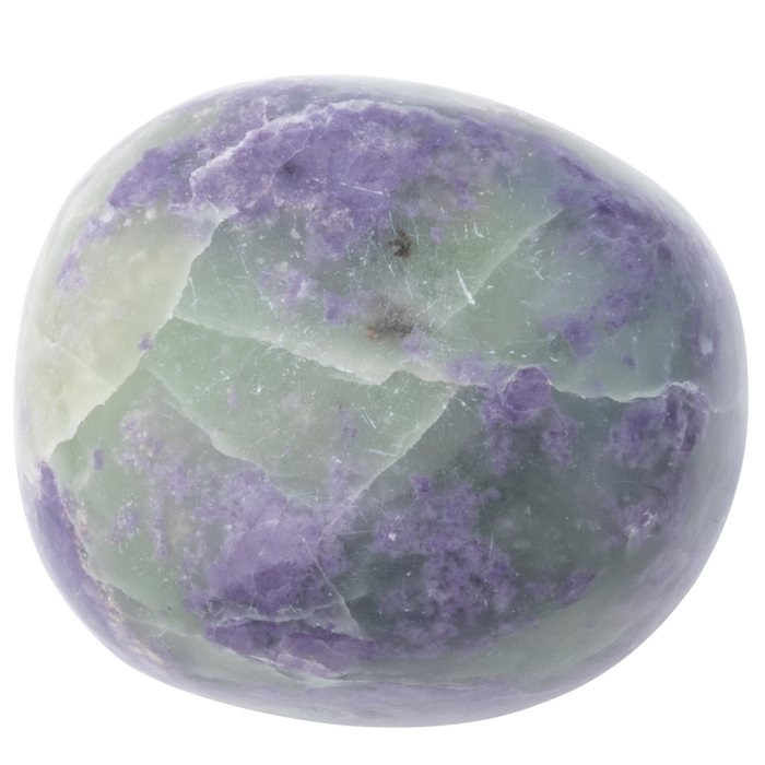 Fluorite and Serpentine Medium Tumblestone Bolivia