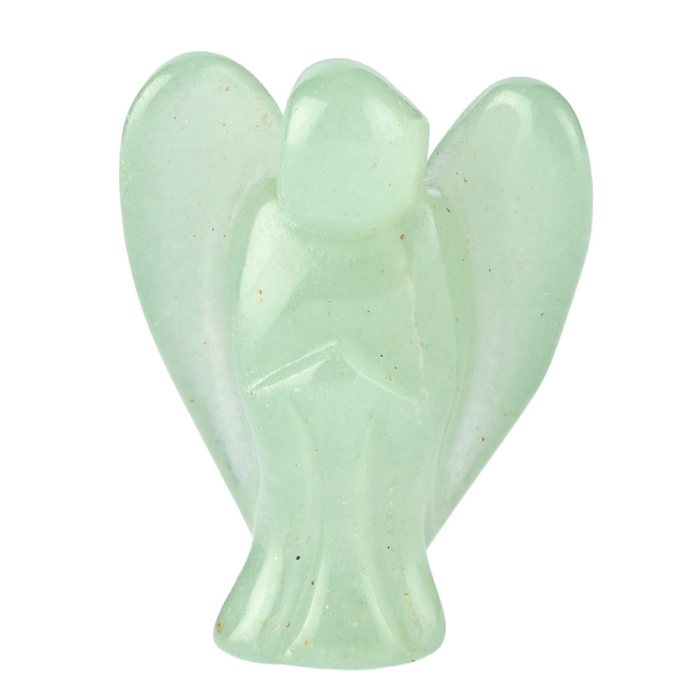 Green Aventurine Angel Carving