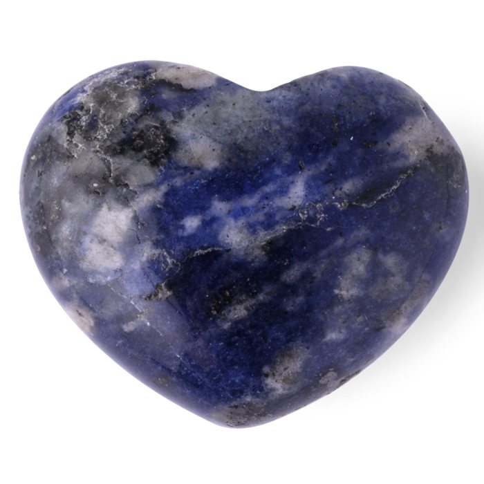 Sodalite Heart Carving - 25mm x 30mm