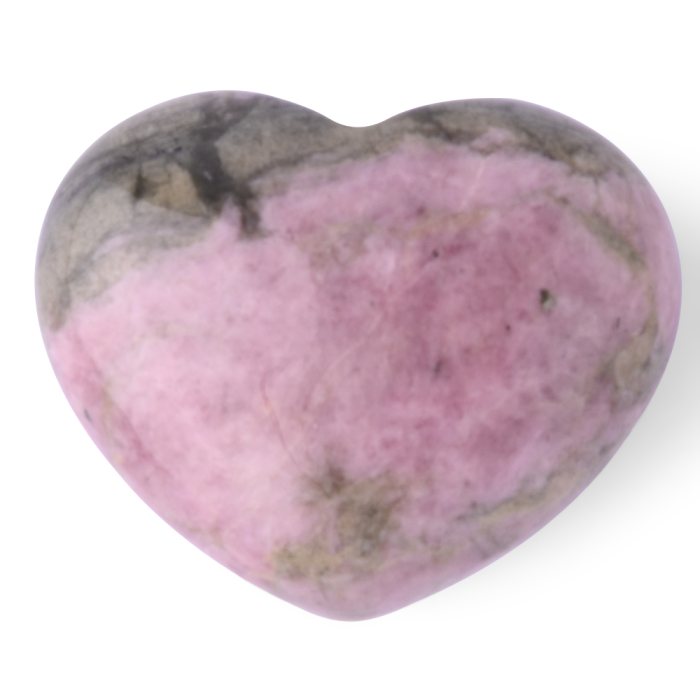 Rhodonite Heart Carving – 25mm x 30mm