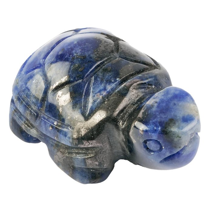 Sodalite Turtle Carving - 30mm