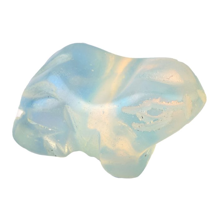 Opalite Frog Carving - 30mm
