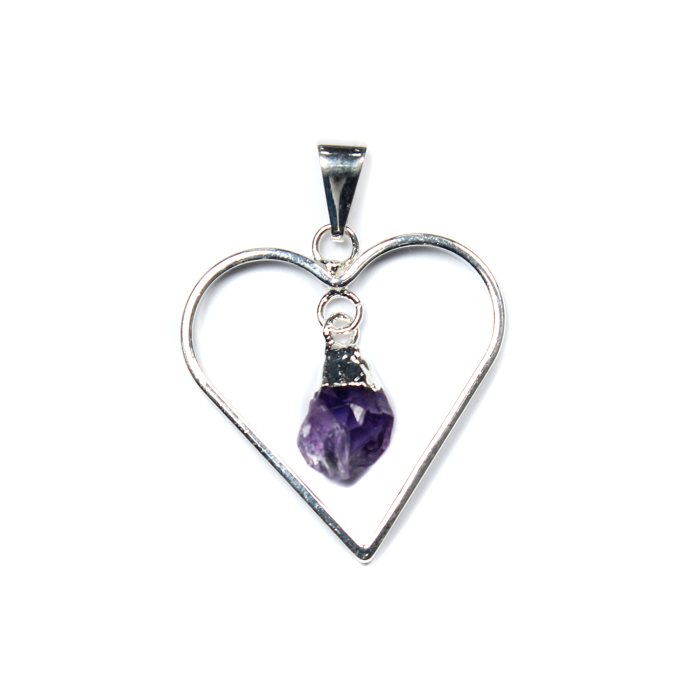 Heart Pendant - Silver Plated