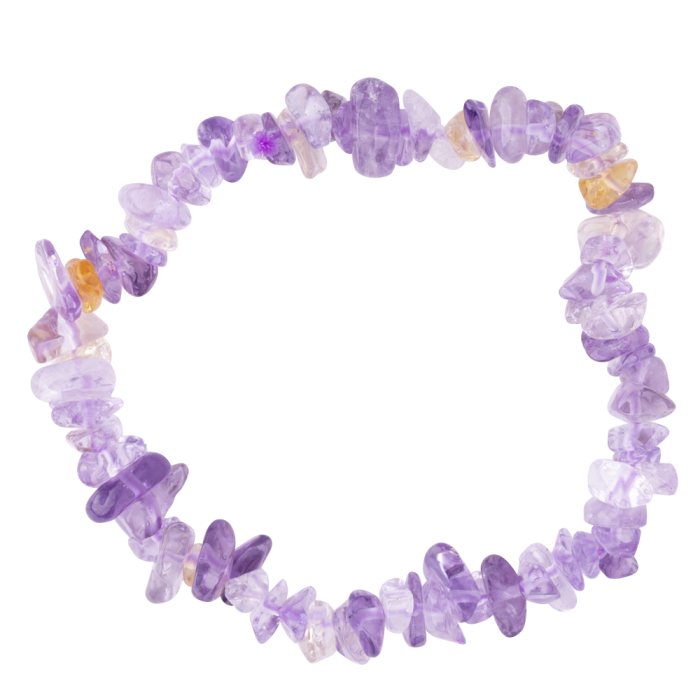 Ametrine chip bracelet