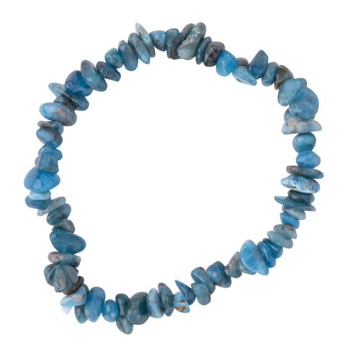 Apatite chip bracelet
