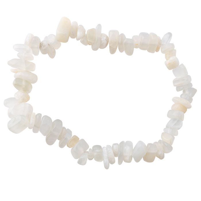 Moonstone chip bracelet
