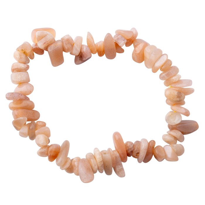 Sunstone chip bracelet