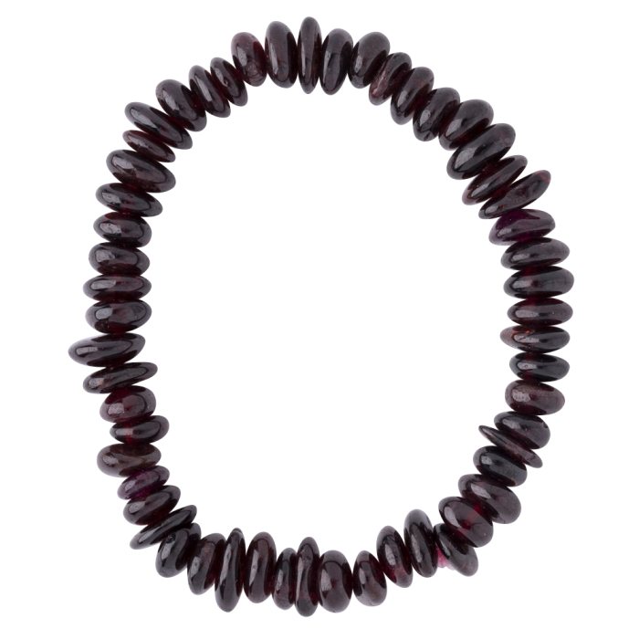 Garnet chip bracelet