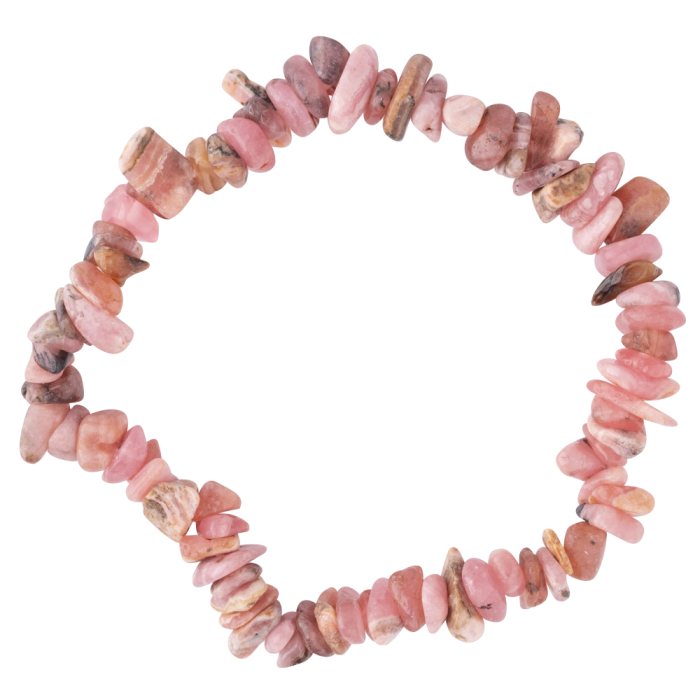 Rhodocrosite chip bracelet