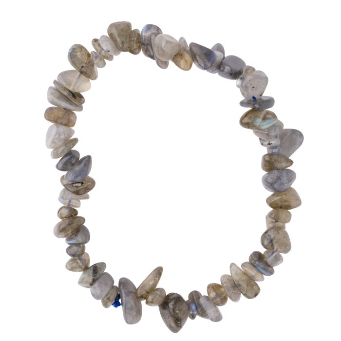 Labradorite chip bracelet