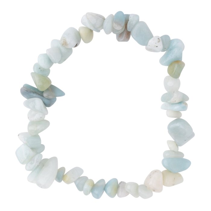 Amazonite chip bracelet