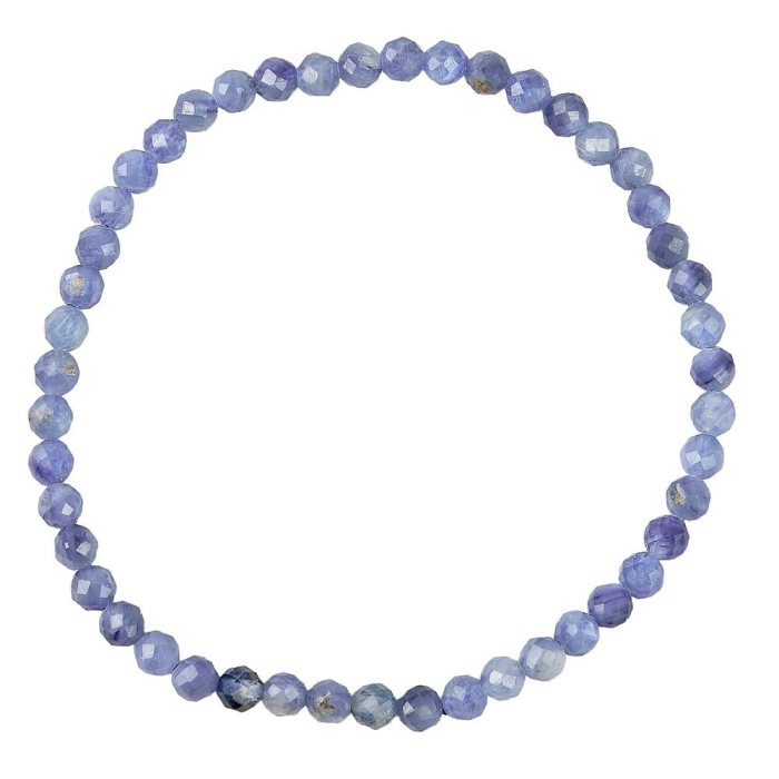 Kyanite faceted bracelet