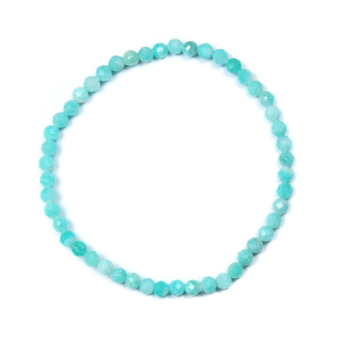 Amazonite faceted bracelet