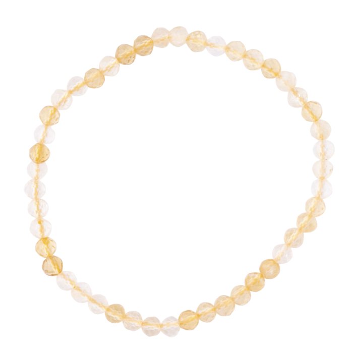 Citrine faceted bracelet