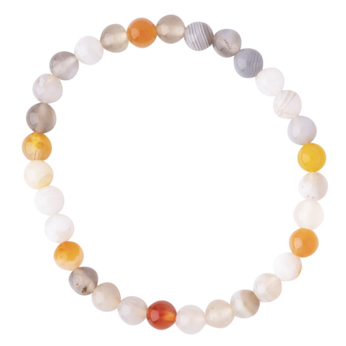 Botswana Agate bead bracelet