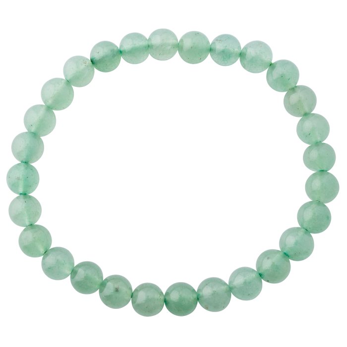 Green aventurine bead bracelet