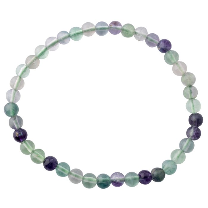 Fluorite bead bracelet