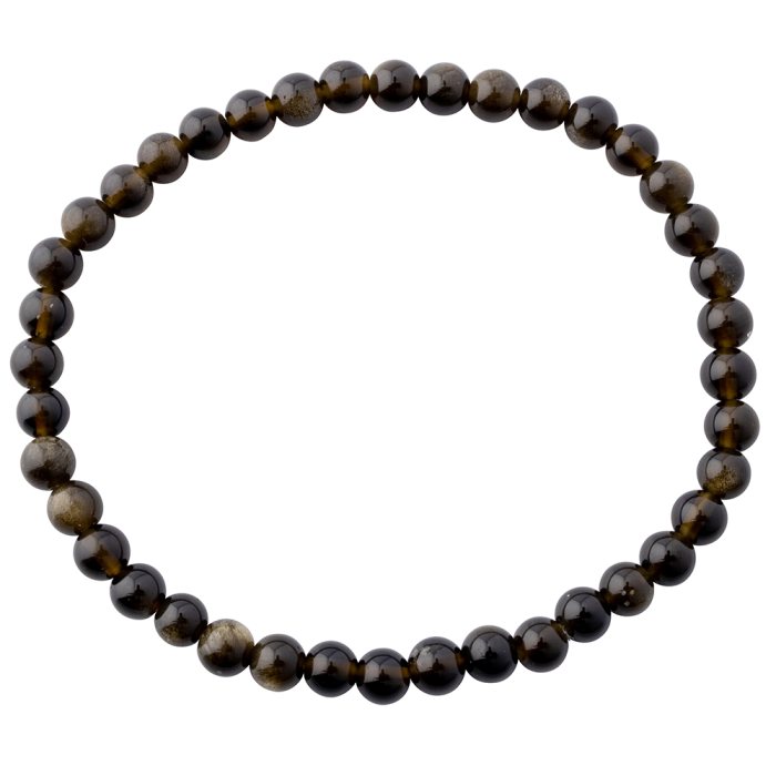Golden Obsidian bead bracelet