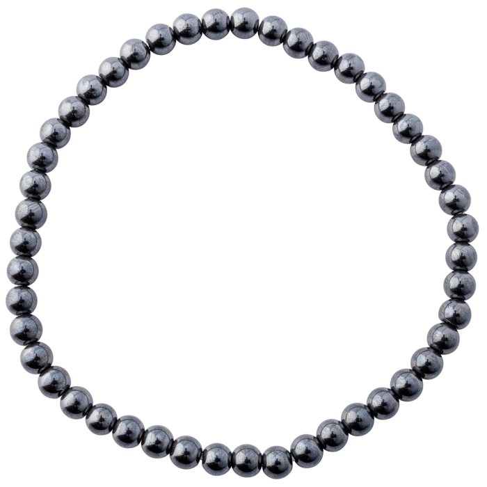 Hematine bead bracelet
