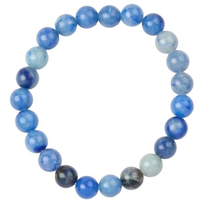 Blue Quartz bead bracelet