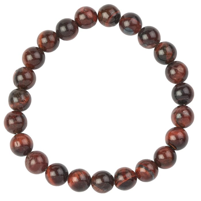 Red Tiger eye bead bracelet