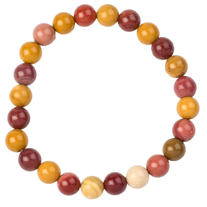 Mookaite bead bracelet