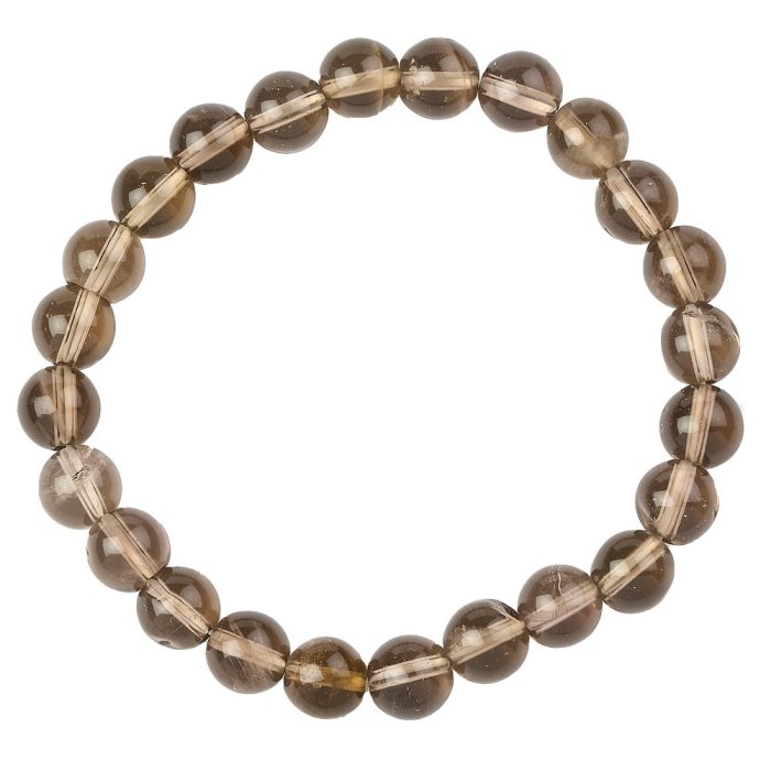 Smoky Quartz bead bracelet