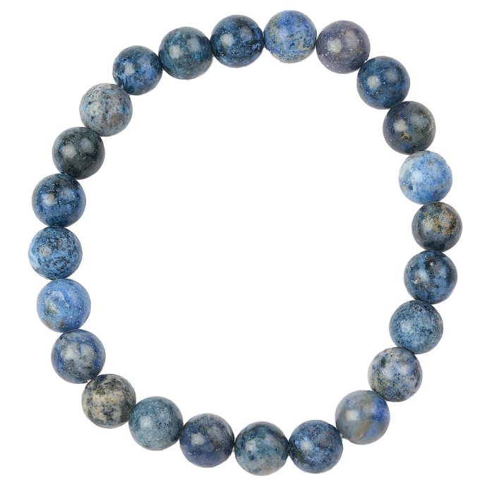 Dumortierite bead bracelet