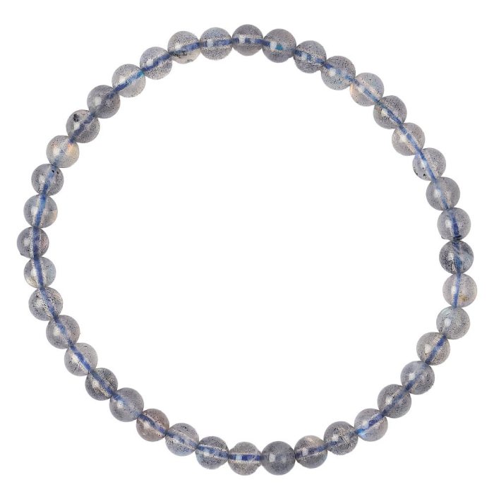 Labradorite 4mm Bead Bracelet