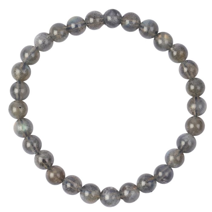 Labradorite 6mm Bead Bracelet