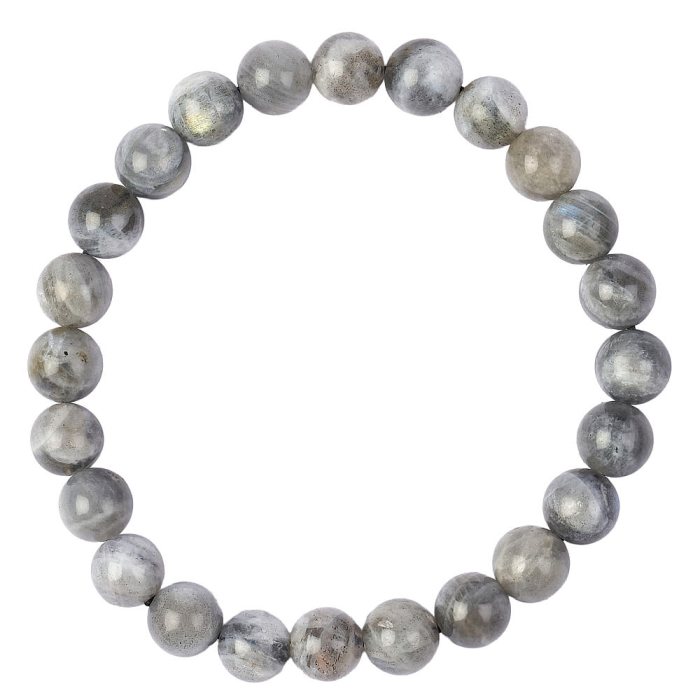 Labradorite 8mm Bead Bracelet